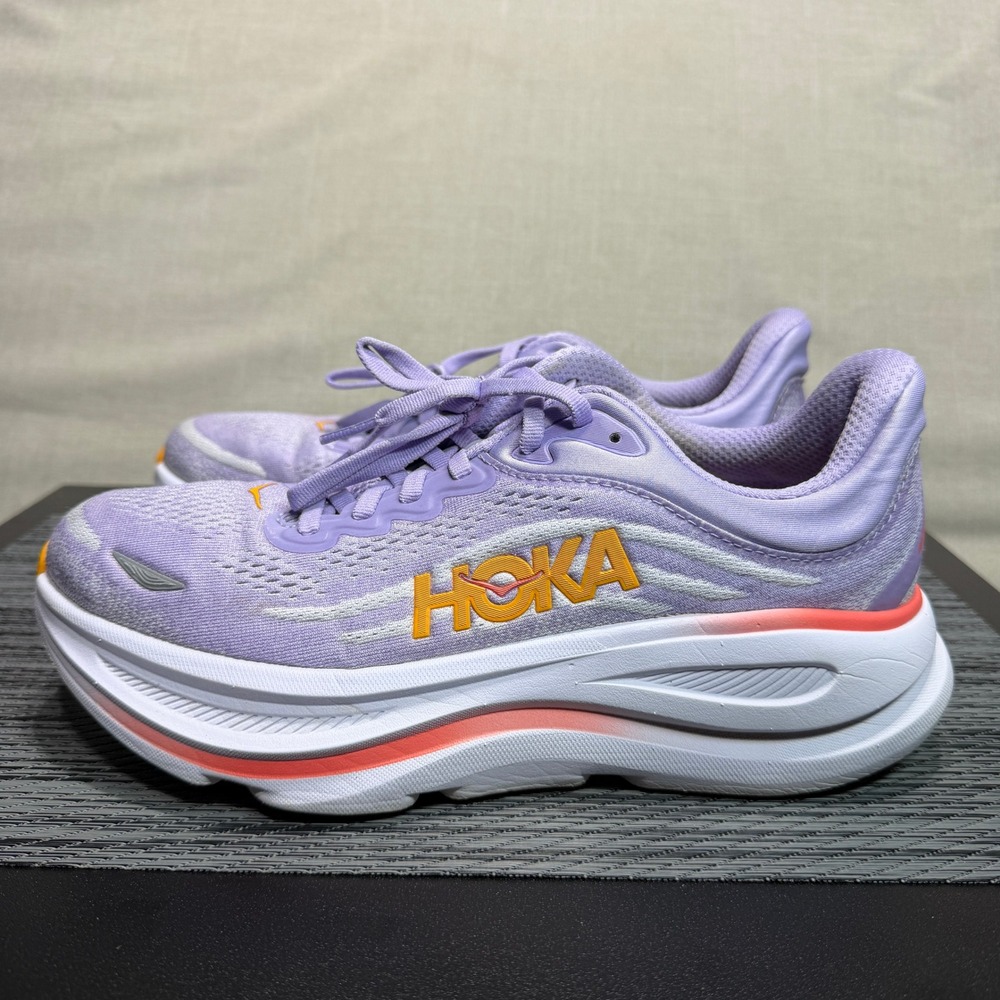 Hoka One Bondi 9 Running Shoes - Womens 7.5 - Purple 1162012-AGH